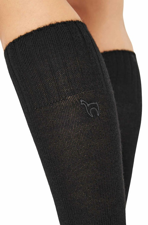 Alpaka Overknee-Strümpfe Socken - 52% Alpaka