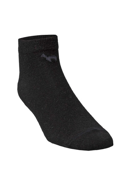 Alpaka SNEAKER Socken UNI - 70% Alpaka schwarz
