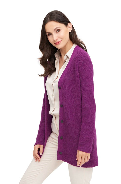 Alpaka Strickjacke CARICE - 56% Alpaka & Merino