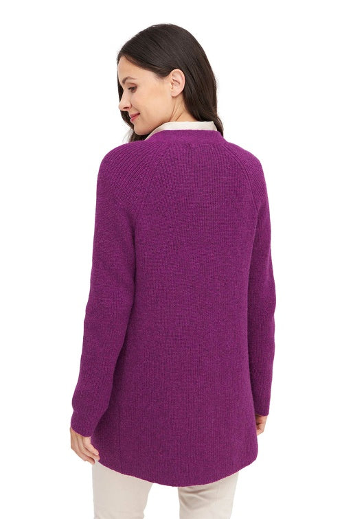 Alpaka Strickjacke CARICE - 56% Alpaka & Merino