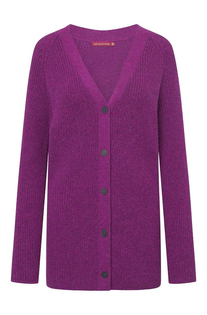 Alpaka Strickjacke CARICE - 56% Alpaka & Merino