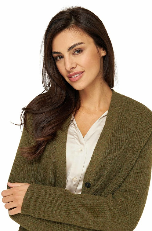 Alpaka Strickjacke CARICE - 56% Alpaka & Merino