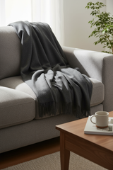 Alpaka Tagesdecke UNI - 100% Alpaka - 5 Farben