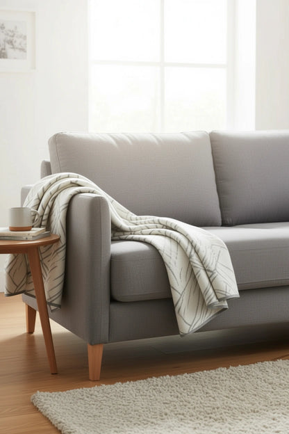 Alpaka Wolldecke JACQUARD
