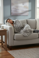 Wolldecke JACQUARD aus 100% Alpaka - extragroß