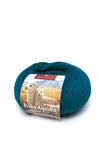 Alpaka Wolle REGULAR | 50g | 100% Baby Alpaka | 36 Farben 19 petrolblau one-size