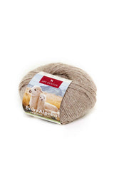 Alpaka Wolle REGULAR | 50g | 100% Baby Alpaka | 36 Farben N-115 Sand Natur one-size