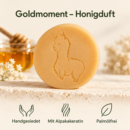 Alpaka-Seife Goldmoment – Honigduft
