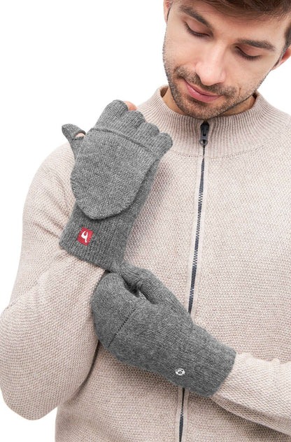 Alpaka Fingerlose Handschuhe KÄNGURU UNI - 100% Alpaka