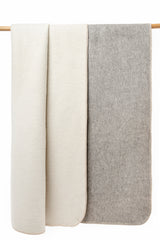 Alpaka Kuschel-Filz-Decke wendbar 200x150cm - limitiert - 3 wunderschöne Farbkombinationen