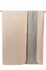 Alpaka Kuschel-Filz-Decke wendbar 200x150cm - limitiert - 3 wunderschöne Farbkombinationen