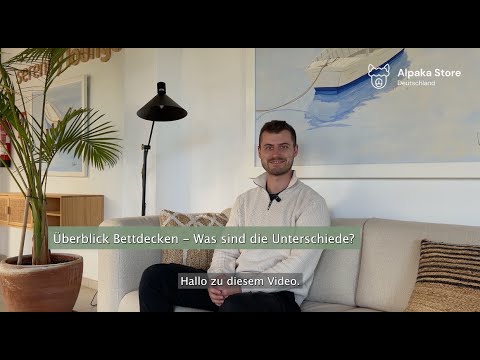 Alpaka Bettdecke 100% Alpakadecke "Alpaka Store Deutschland" inkl. gratis Schlafratgeber