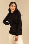 Pullover ANAHI mit Turtleneck black