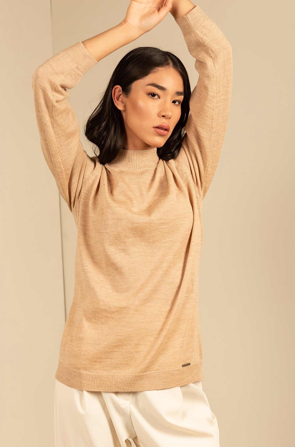 Pullover ANAHI mit Turtleneck nomad