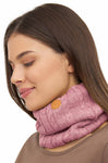 Alpaka Loop-Schal SUAVE aus 100% Alpaka rosa one-size