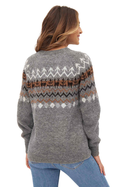 Alpaka Pullover | NATURA | 100 % Alpaka | Naturfarben