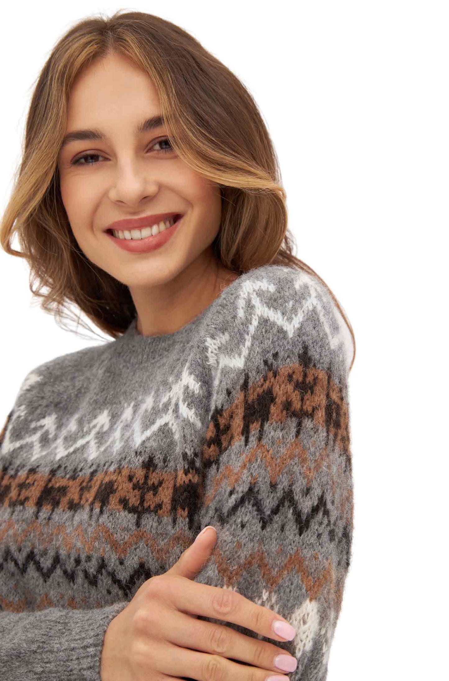 Alpaka Pullover | NATURA | 100 % Alpaka | Naturfarben