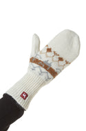 Alpaka Fausthandschuhe NATURA - 100% Alpaka weiss