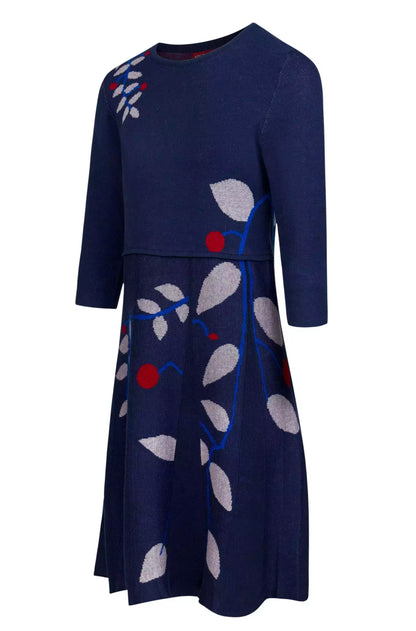 Bio-Baumwolle Kleid BELLA mit Royal Alpaka