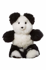 Alpaka Kuscheltier TEDDY (50cm) aus 100% Alpaka Fell schwarz weiss 50 cm