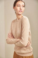 Pullover ALEXIA aus 100% Alpaka nomad