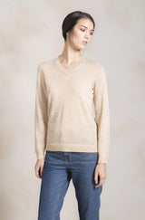 Pullover ALICIA aus 100% Alpaka nomad