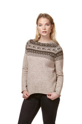 Pullover ANDEN aus 100% Alpaka - sand sand