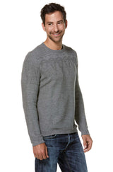 Pullover HUGO aus 100% Alpaka grau