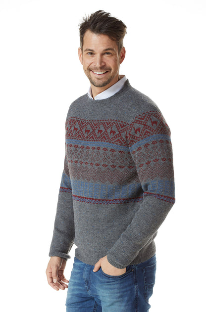Alpaka Norweger-Pullover NEVADA
