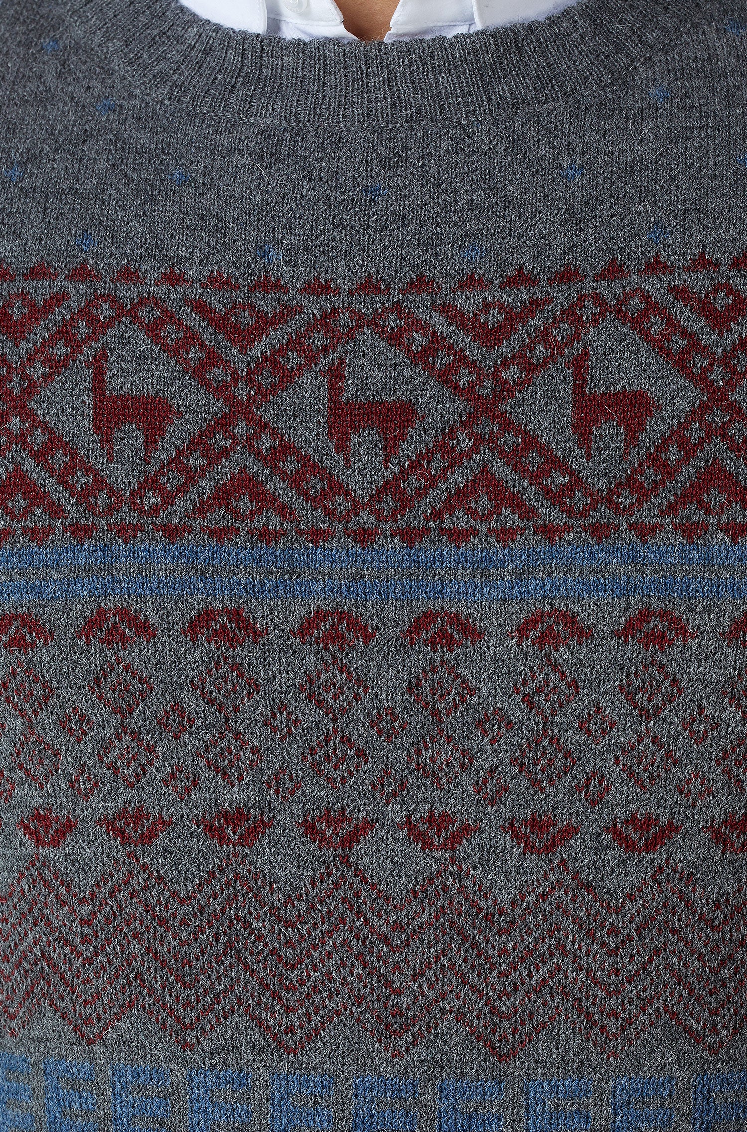Alpaka Norweger-Pullover NEVADA