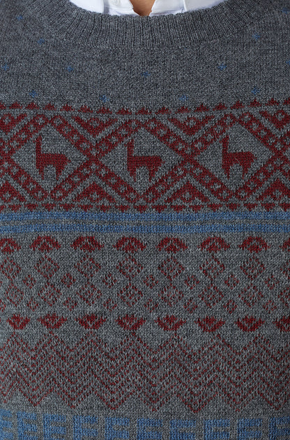 Alpaka Norweger-Pullover NEVADA