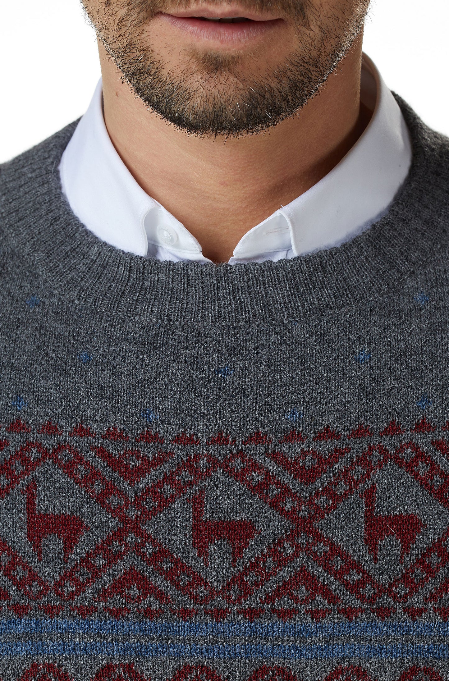 Alpaka Norweger-Pullover NEVADA