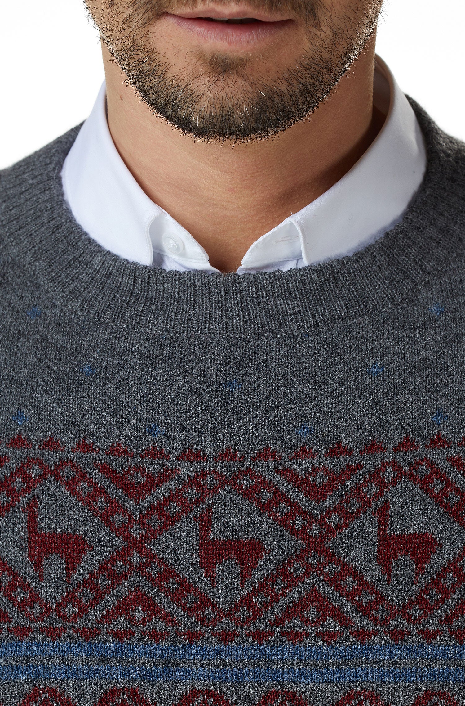 Alpaka Norweger-Pullover NEVADA