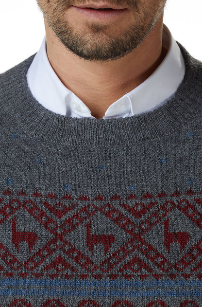 Alpaka Norweger-Pullover NEVADA