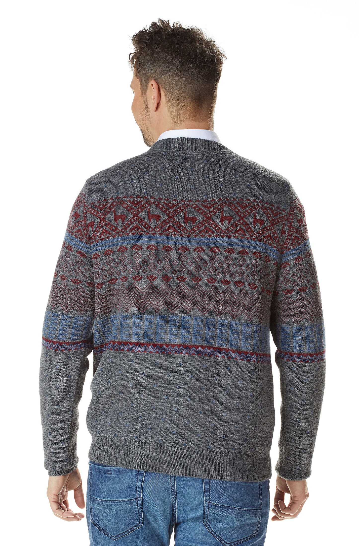 Alpaka Norweger-Pullover NEVADA