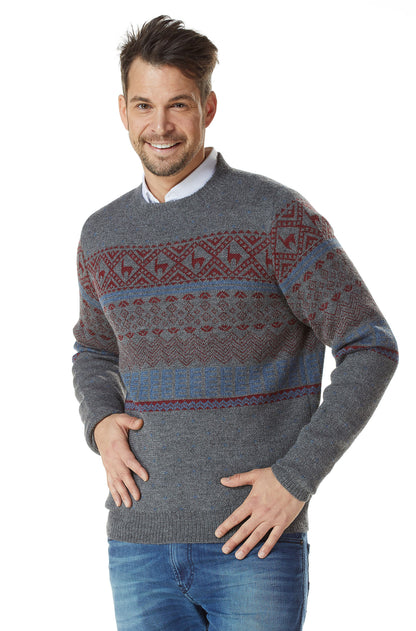 Alpaka Norweger-Pullover NEVADA