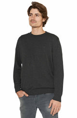 Pullover PABLO 90% Bio Baumwolle und 10% Alpaka anthrazit