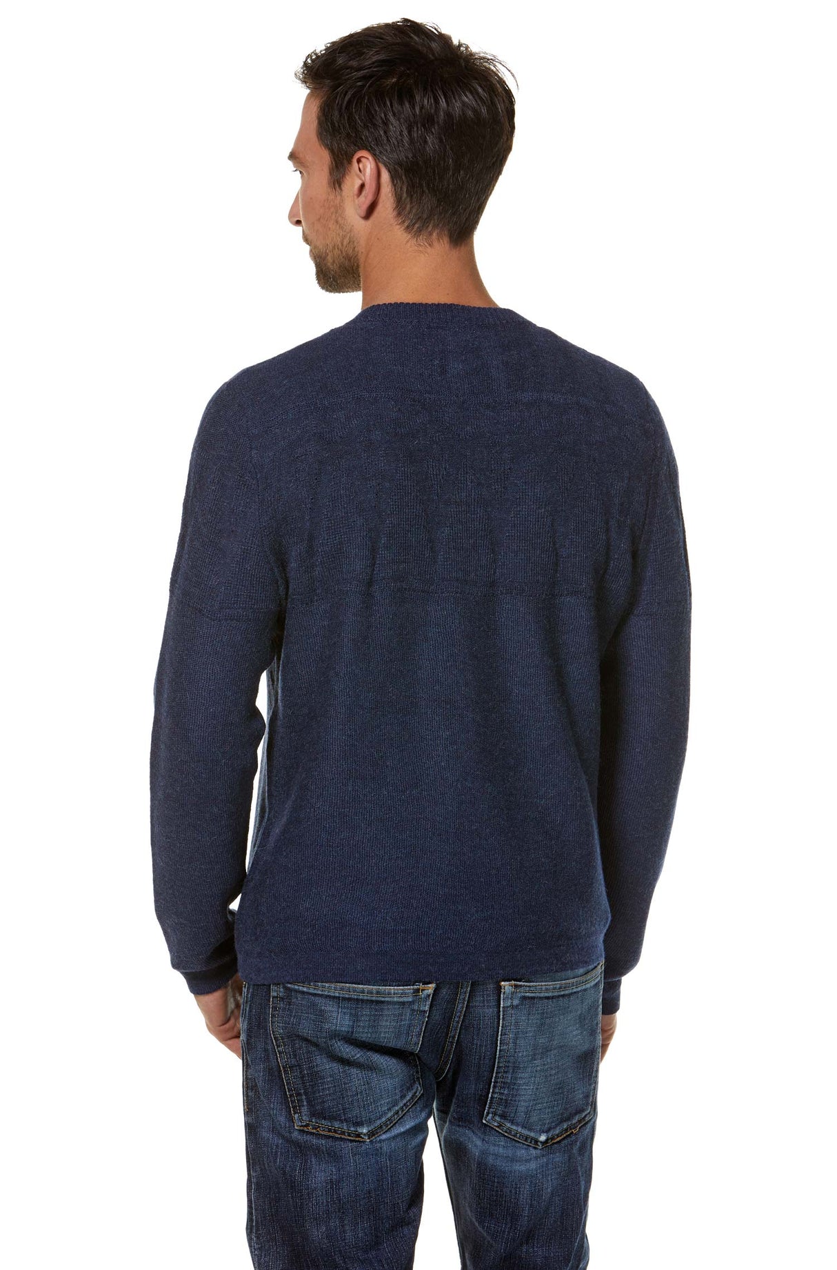 Pullover HUGO aus 100% Alpaka blau