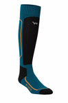 Premium SKI- & SPORTSOCKEN - 70% Alpaka petrol