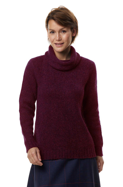 Alpaka Pullover ASA - 70% Alpaka & 23% Merino bordeaux