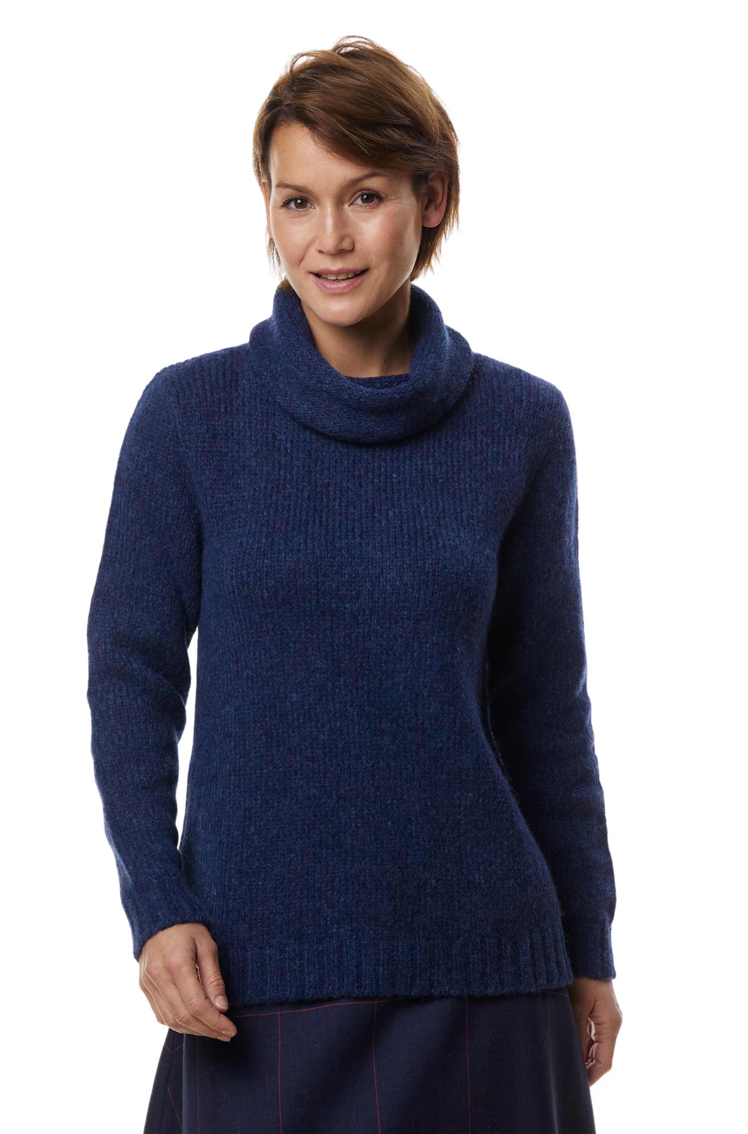 Alpaka Pullover ASA - 70% Alpaka & 23% Merino blau