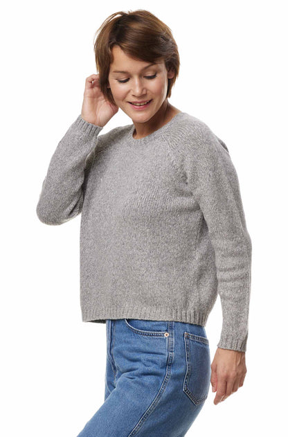 Alpaka Pullover ELLA - 68% Alpaka & 32% Bio-Baumwolle