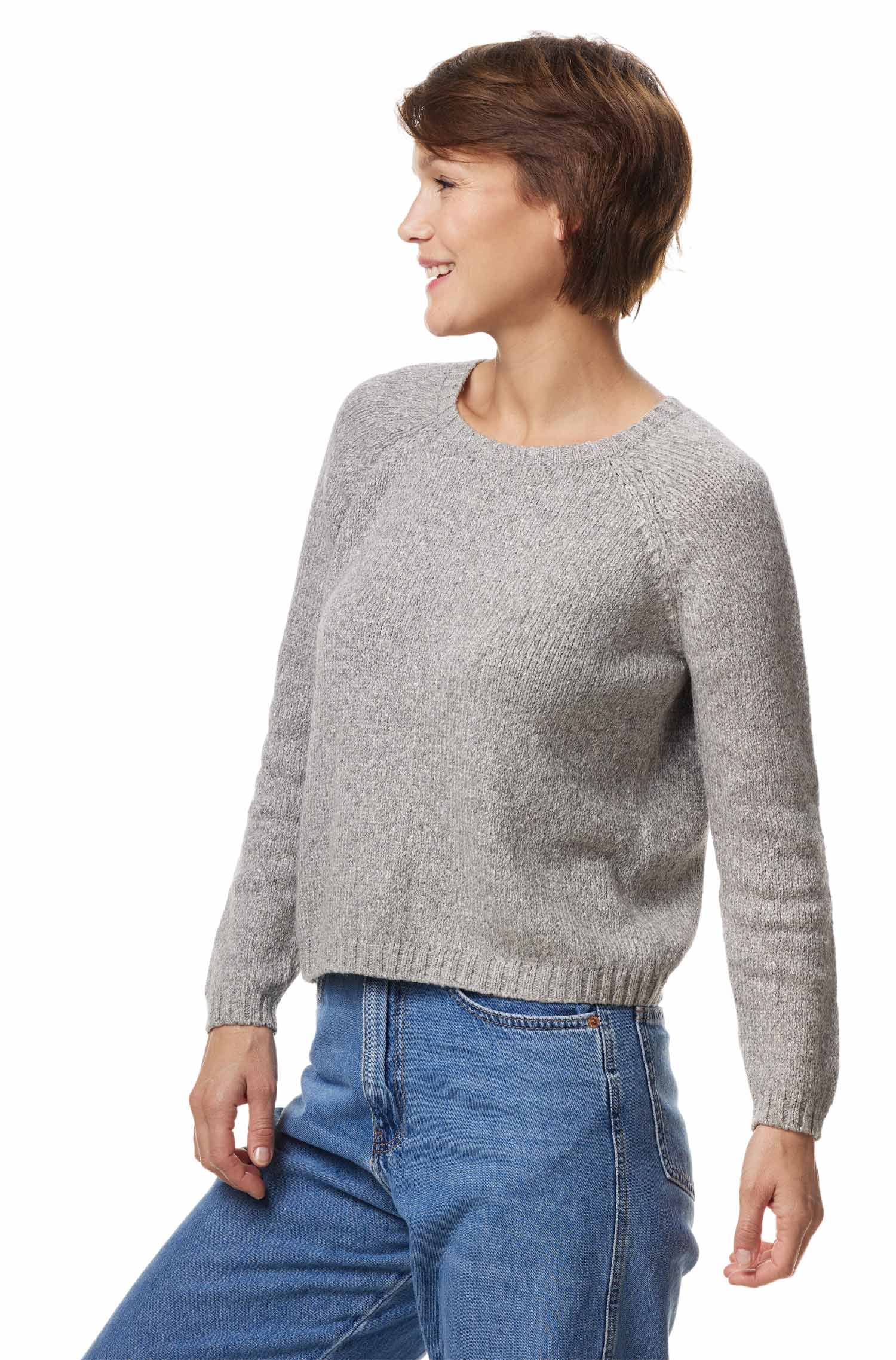 Alpaka Pullover ELLA - 68% Alpaka & 32% Bio-Baumwolle
