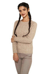 Rundhals Pullover MOANA aus 60% Alpaka und 30% Merino