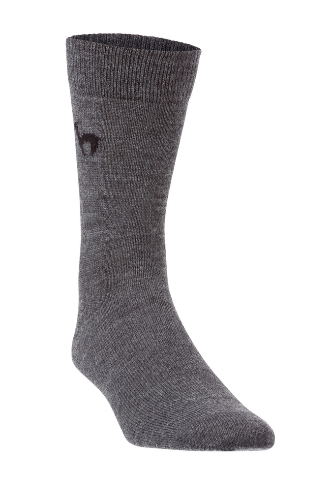 Alpaka Socken BUSINESS klassisch grau