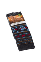 Socken JACQUARD - 70% Alpaka