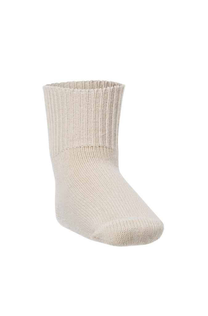 Alpaka Socken Kinder (Gr. 15-29) wollweiß
