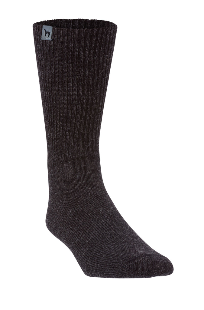 Freizeit Alpaka Socken SOFT dunkelgrau