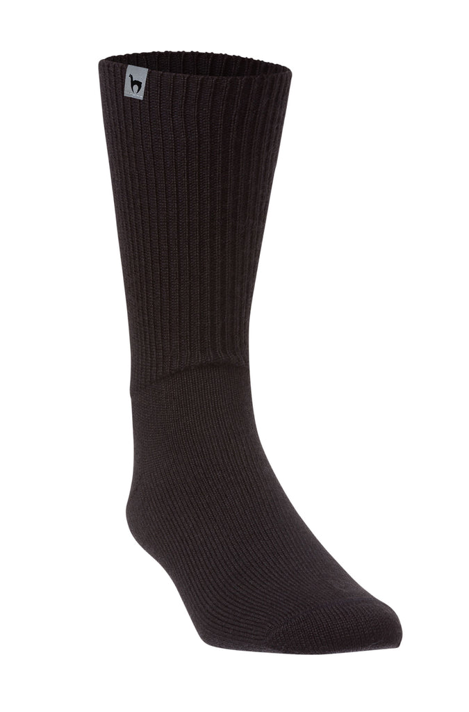 Freizeit Alpaka Socken SOFT schwarz