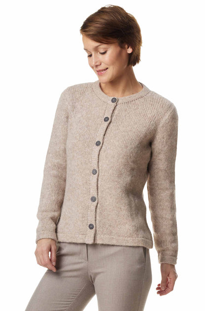 Alpaka Strickjacke ASA - 70% Alpaka & 23% Merino